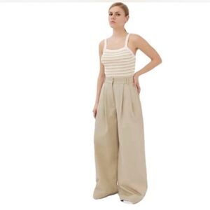 BDG Beige Wide-Leg Pants